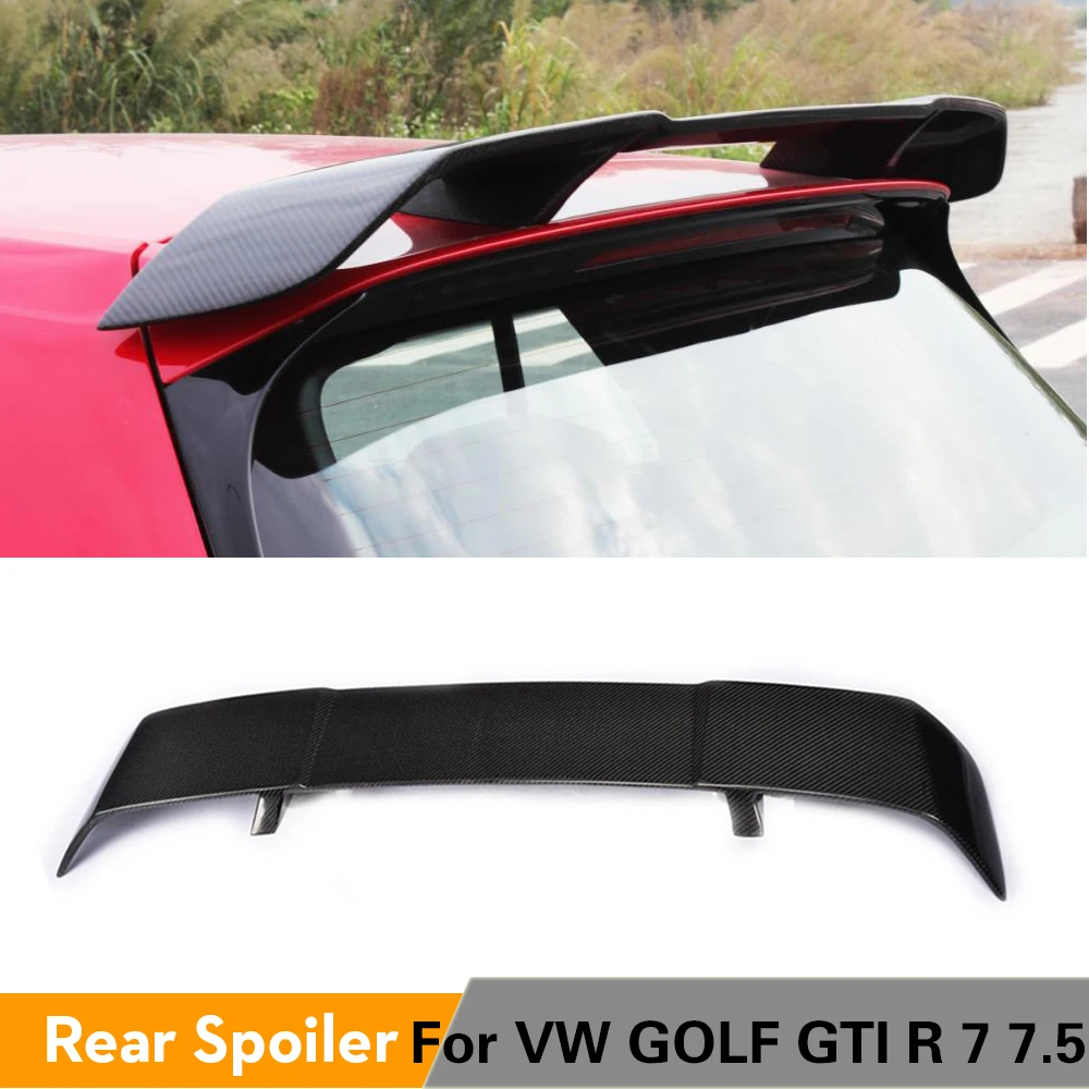 Спойлер для багажника из углеродного волокна/FRP без краски Volkswagen VW GOLF 7 MK7 GTI R 2014