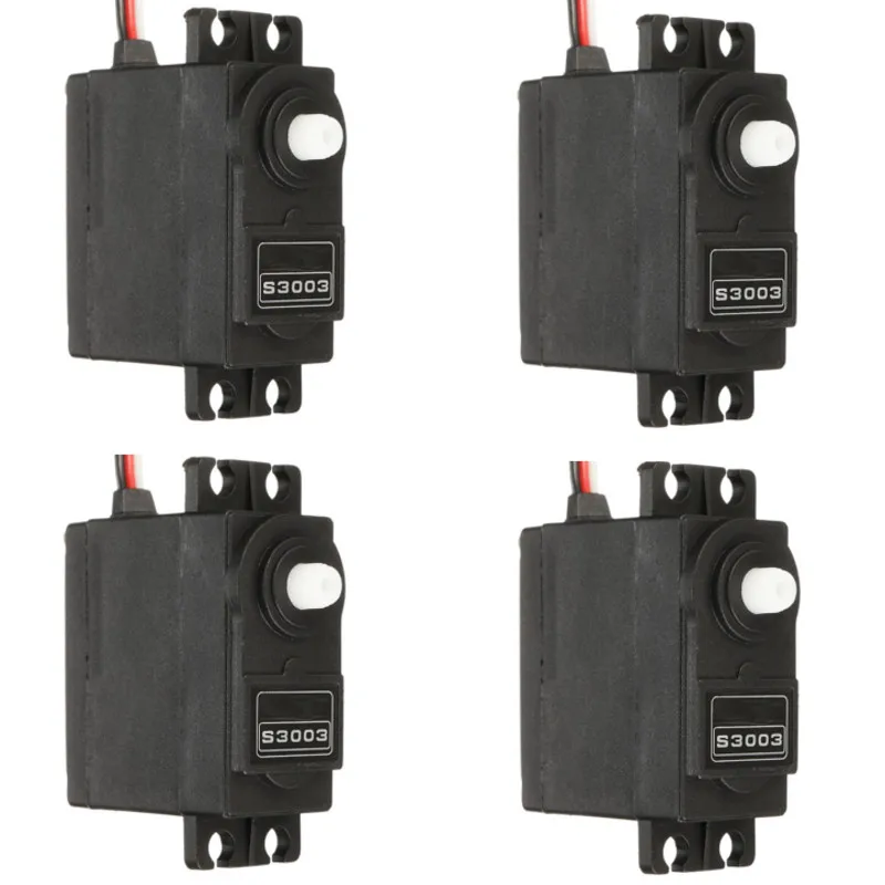 

4PCS 38g S3003 Standard Nylon Gear Servo For Remote Control Model HPI Tamiya Kyosho Duratrax GS RC Racing Car