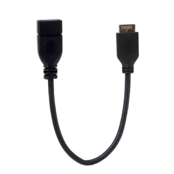 

CYDZ USB 3.0 Type-A Female to USB 3.1 Front Panel Header Extension Cable 20cm