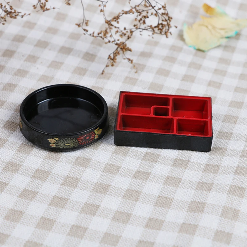 DIY Фастфуд игрушки Кукольный дом Ingbaby детские игрушки мини рисовая фри Ланч-боксы миниатюры для кукольного домика 1:12 аксессуары