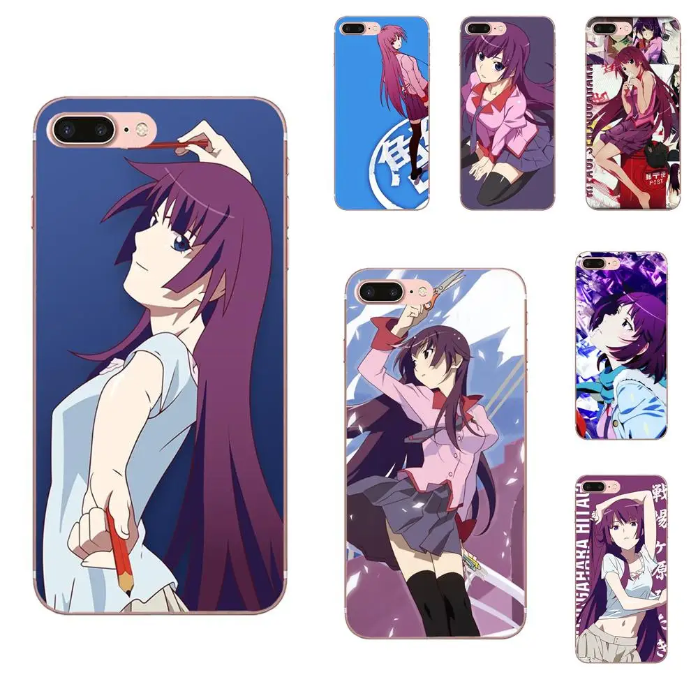 Аниме Senjougahara Hitagi Bakemonogatari для LG G7 ThinQ G5 G6 K50 Q60 K40 K8 Q7 2018 2017 V40 V30 V20 V10 силиконовый