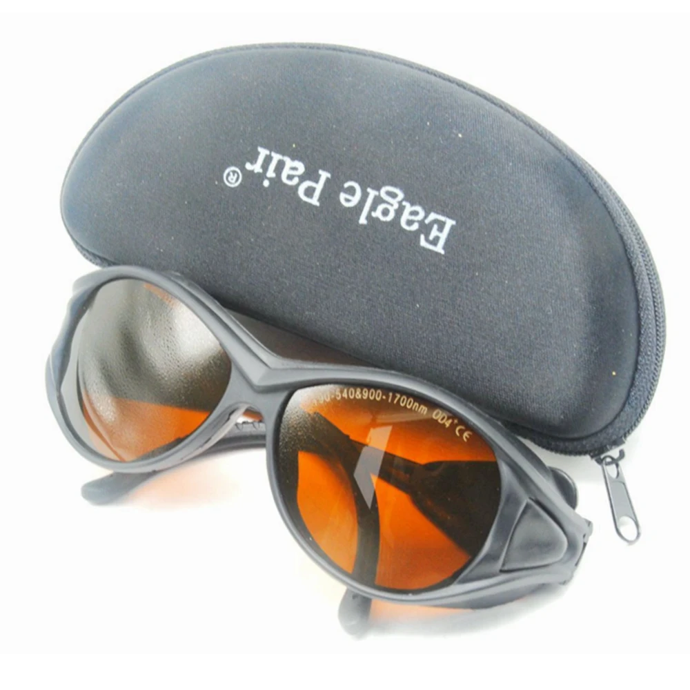 EP-1A OD4+ CE Eye Protection Goggles for 190nm-540nm 900nm-1700nm 1064nm YAG Infrared Laser Safety Glasses