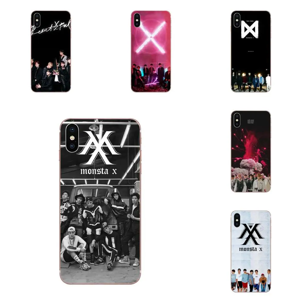 Monsta X Kpop мультяшный узор для Huawei Honor Mate 7 7A 8 9 10 20 V8 V9 V10 G Lite Play Mini Pro P Smart красочный |
