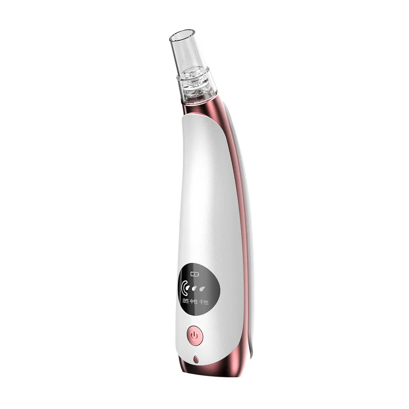Ultrasonic Vibration Blackhead Remover Nose T Zone Pore Vacuum Acne Pimple Removal Vacuum Suction Tool Face Dermabrasion Machine