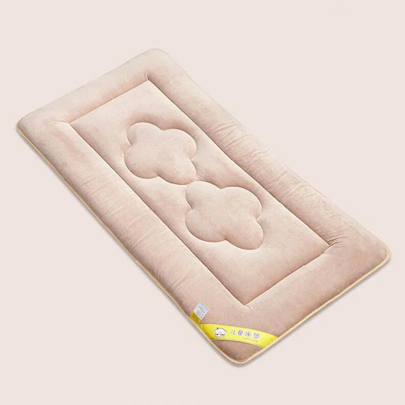 Baby Bed Sheet Warm Thick Breathable Baby Bed Mattress Bedding Velvet Crib Mattress Dual Summer And Winter Soft Newborn Cot Pad