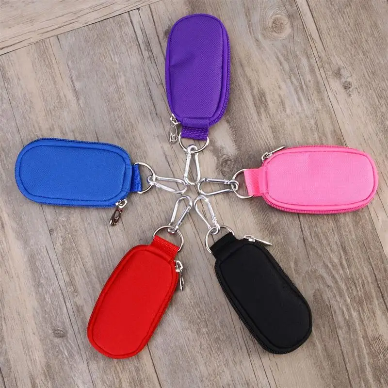 

2ml Essential Oil Bottle Portable Carrying And Key Case Oil Cases For Oil Handle Bag For Travel And Home Sturdy Zippers Holds