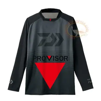 

1PC Outdoor Long Sleeve Fishing Shirt Quick-drying Travel Running jersey Men's Clothing Sun Fishing Clothes