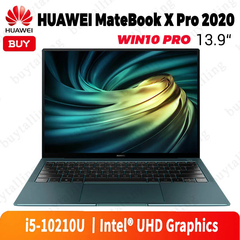 Оригинальный ноутбук HUAWEI MateBook X Pro 2020 13 9 дюйма Intel Core UHD графический сенсорный