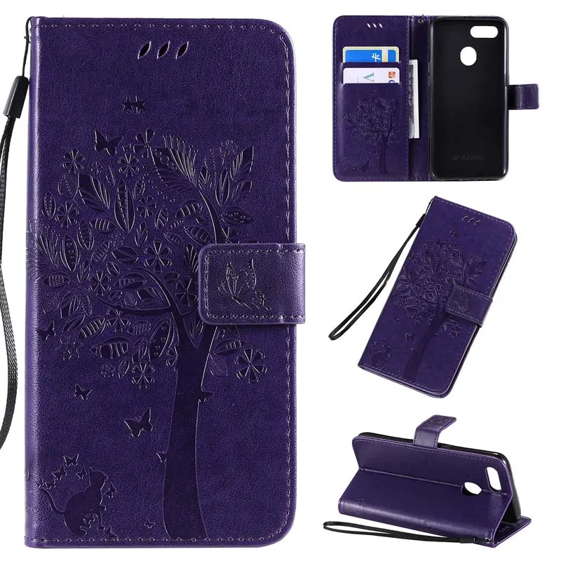 Tsimak Wallet Case For OPPO A1K A5 A5S AX5S AX7 A3S A7 A12 A12S A15 A15S Flip PU Leather Wallet Phone Case Cover Capa oppo phone cover