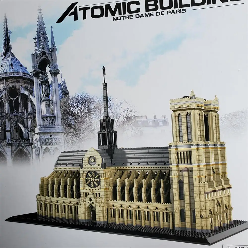 Details about   QL0964 Notre Dame De Paris Building Blocks Construction Bricks Toy Model 2541PCS 
