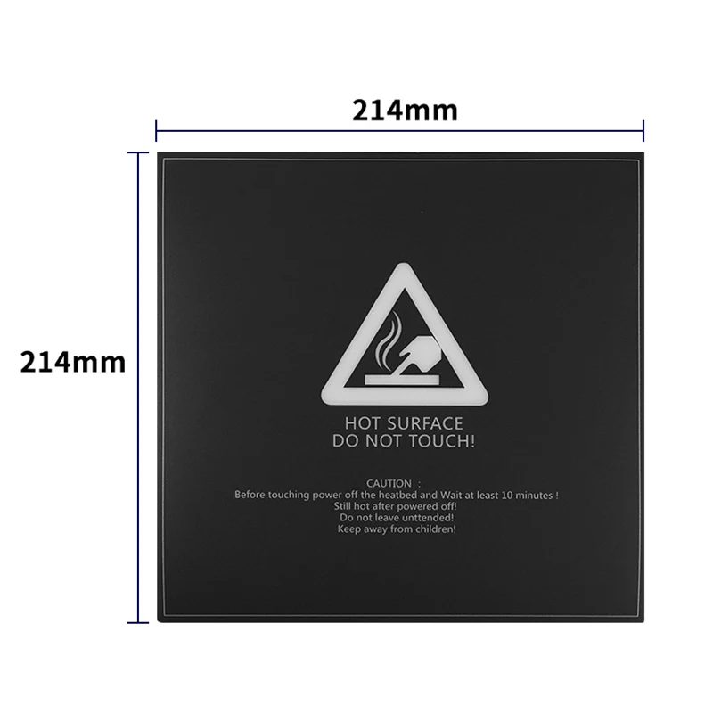 3d принтер аксессуары Mk2B/3 горячие наклейки для кровати 214x214 мм для Wanhao I3 Anet A8 A6 триколор