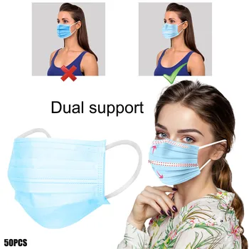 

Disposable Three-layer Protective Mask Three-dimensional Double Support Mask Face Mouth Mask Earloop Fast Delievry New