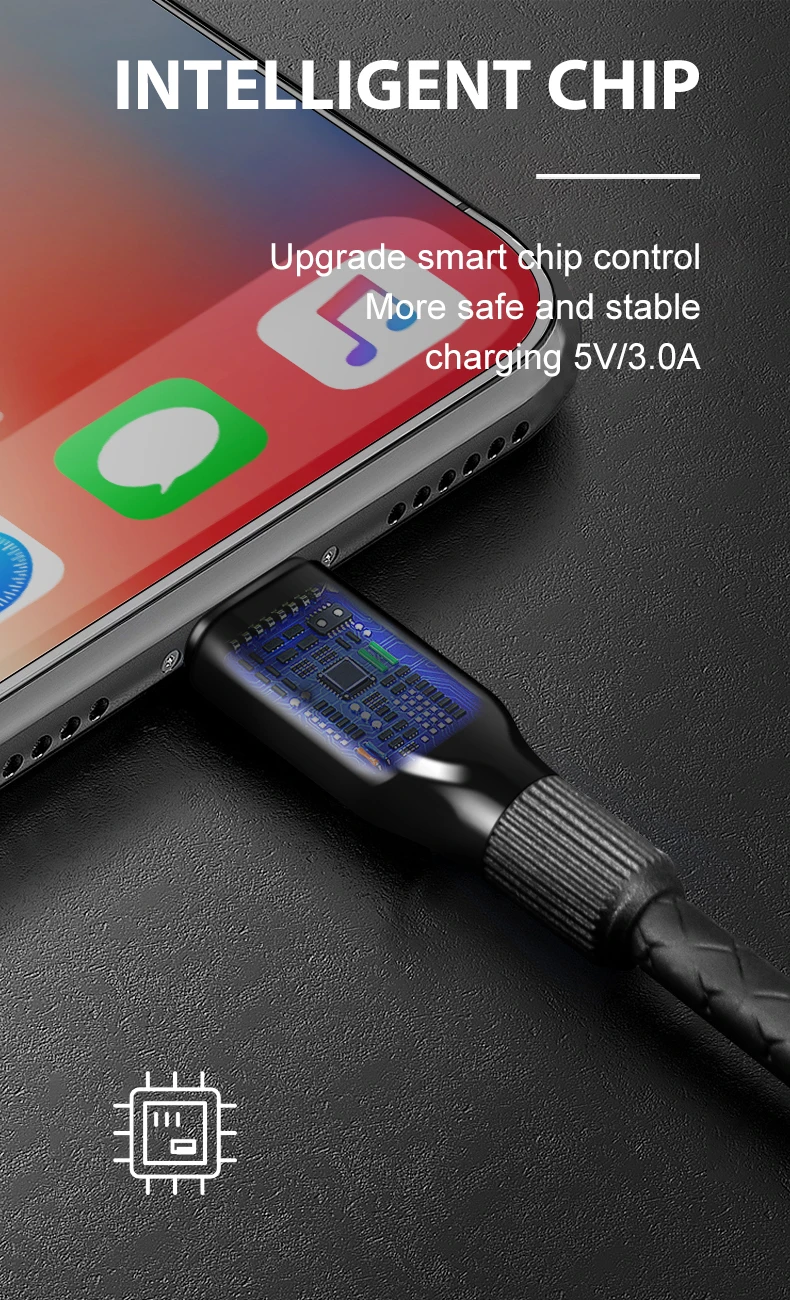 ESVNE 3A быстро Зарядное устройство Micro USB кабель для передачи данных для iPhone XiaoMi android 8 контактный шнур провод Тип C кабель USB C для зарядки мобильного телефона