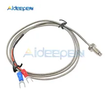 3.3ft K Type Thermocouple régulateur de température thermomètre 0-800C capteur sonde 1M câble 6mm filetage
