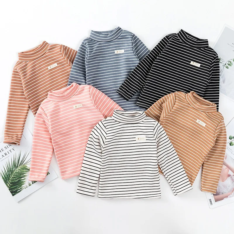 Новая детская осенне-зимняя рубашка с бархатной подкладкой утепленный