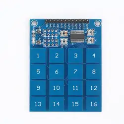 TTP229 2,4 V-5,5 V 16-канальный цифровой емкостный сенсорный выключатель Сенсор модуль клавиатуры IC для платы Arduino электронный инструмент «сделай