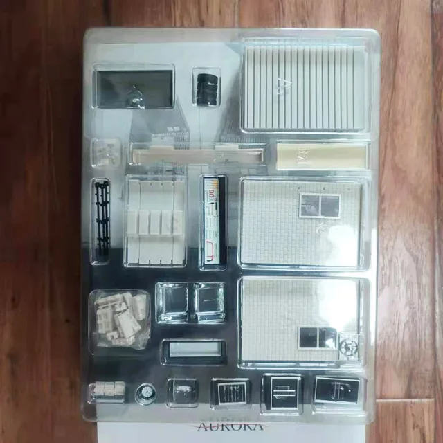 1/43 Car Model Scene Simulation Alloy Model Cars Repair Workshop Garage Scene Decoration Diy Static Display Blue 6