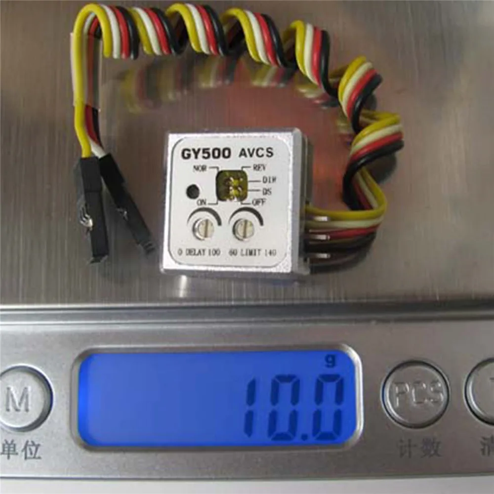 Gyroscope numérique GY500 AVCS pour hélicoptère RC, mini serrure de tête