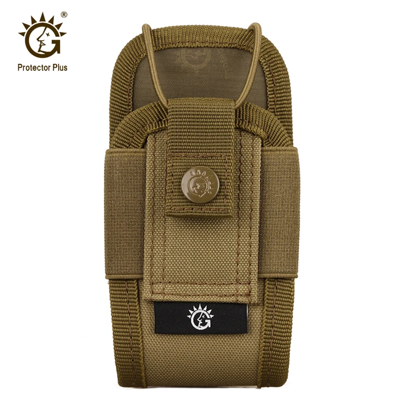 

Protector Plus Tactical Outdoor Walkie-Talkie Bag,Small Molle Army Climbing Bag,Military Sport Camping Cycling Accessory Package