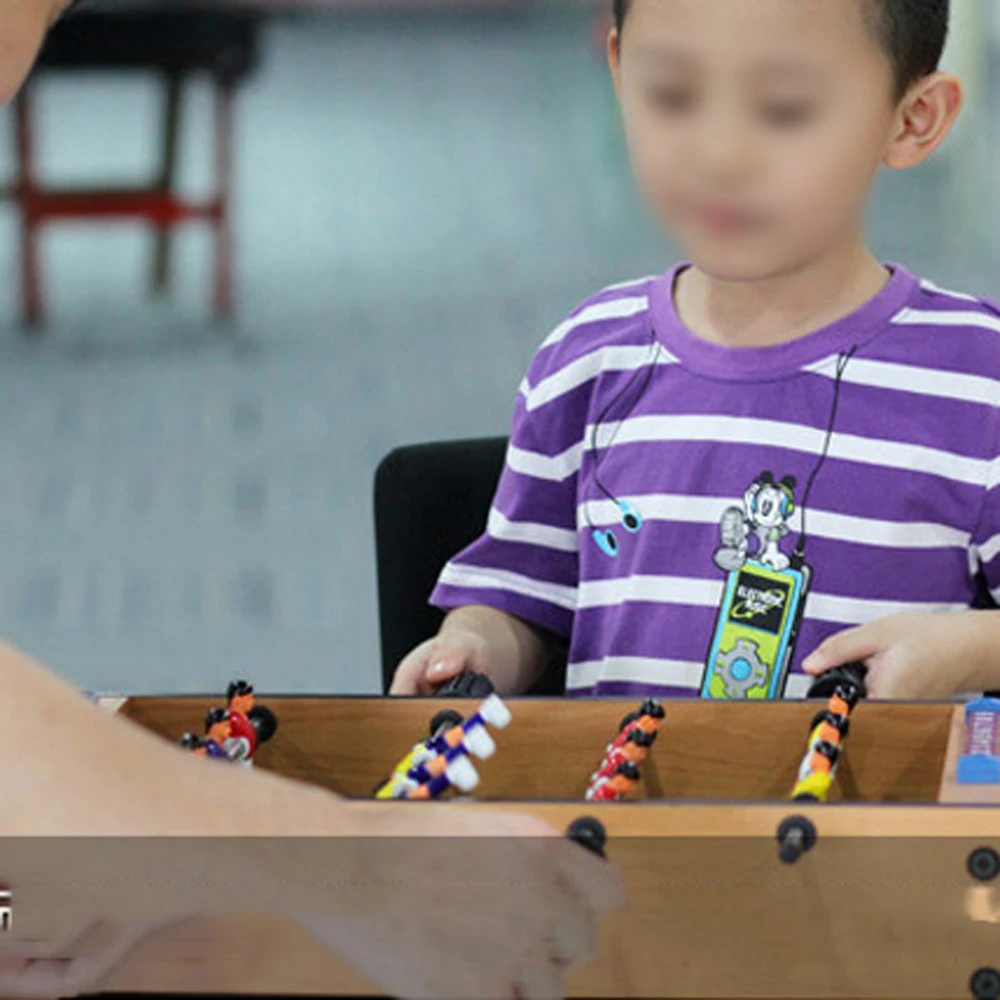 Mini Wooden Kids Children's Table Football Machine Table Soccer Toys Outdoor Camping Hiking Tools Entertainment Indoor Game Gift