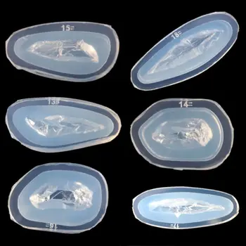 

Natural Druzy Stone Quartz Rock Cluster Epoxy Resin Mold Jewelry Making Tools L4ME