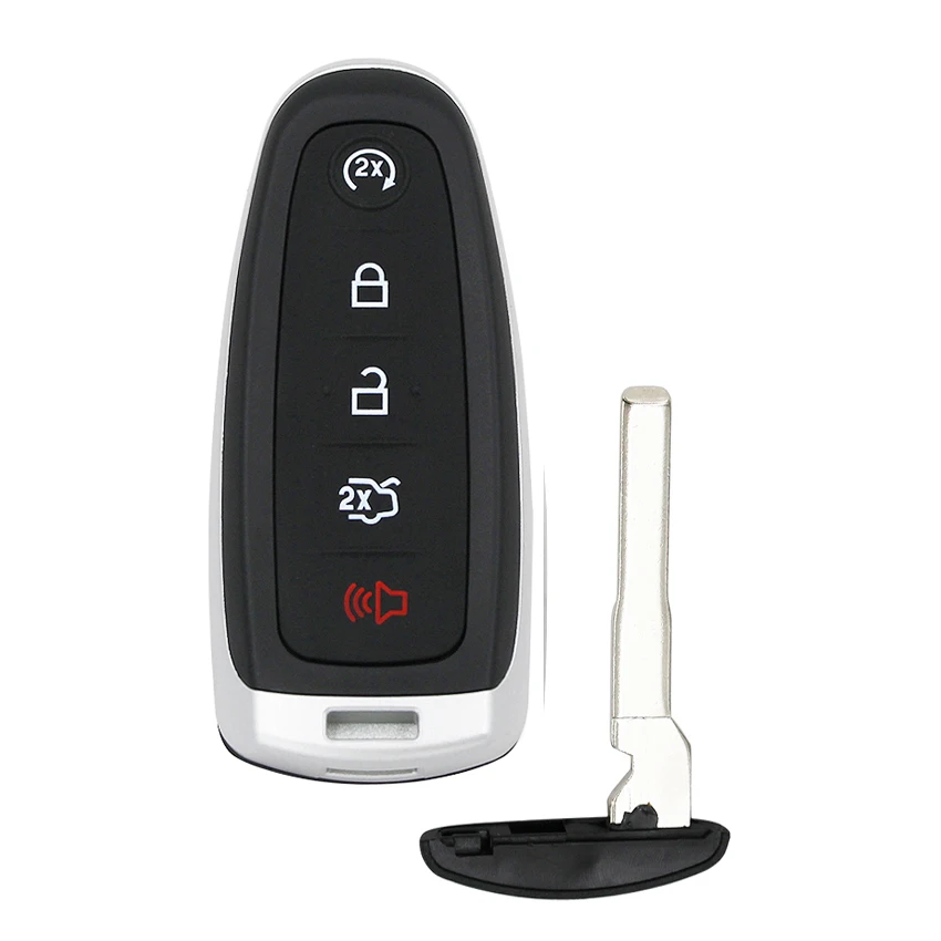 KEYECU 315 МГц ID46 FCC: M3N5WY8609 Smart 4+ 1 5 Кнопка дистанционный ключ-брелок от машины для Ford Edge Explorer HU101 Blade