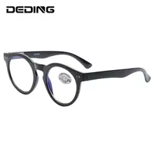 Ретро Анти-голубые легкие очки круглые винтажные компьютерные очки для чтения женские и мужские плоские зеркальные очки против усталости DD1504