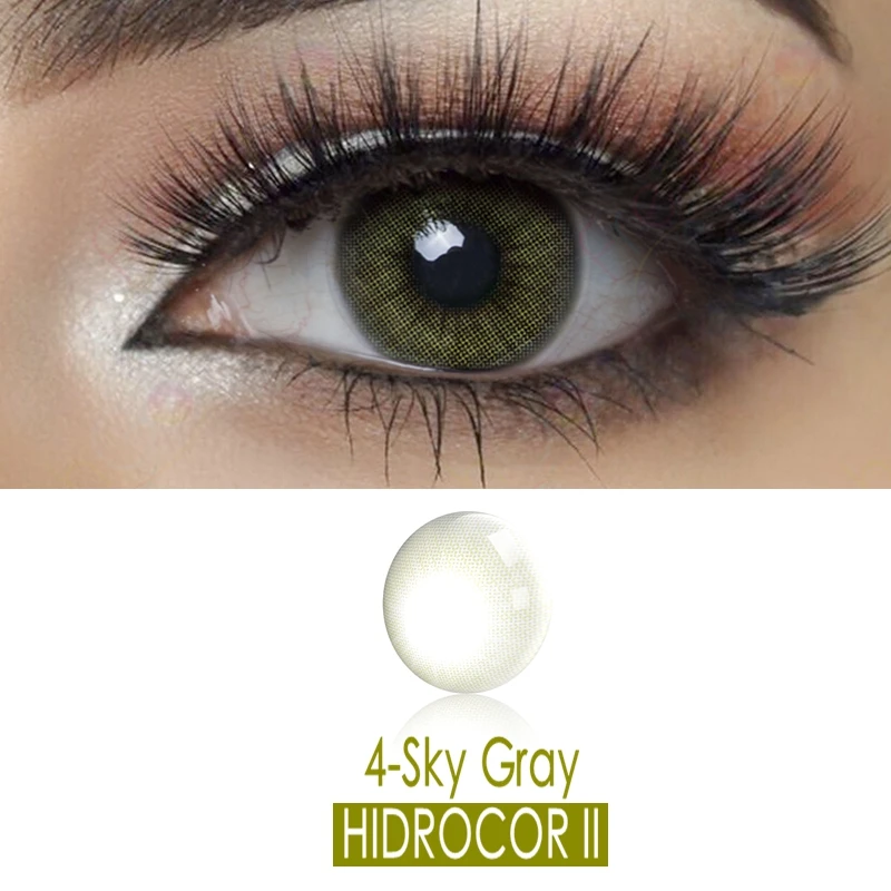 4-Sky Gray Hidrocor ll цветные контакты - Цвет: 4-Sky Gray