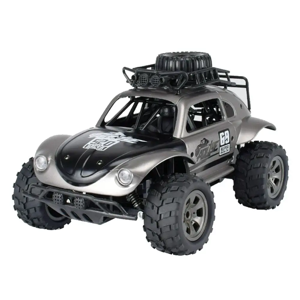 Gray 1:18 пульт дистанционного управления игрушечный автомобиль водонепроницаемый высокоскоростной внедорожник 2,4 GHz 2WD пульт дистанционного управления грузовик пульт дистанционного управления гоночный автомобиль - Цвет: Gray