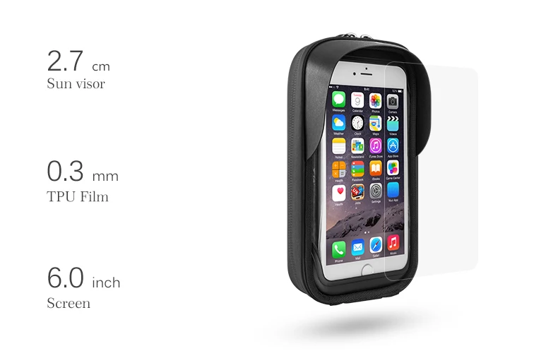 Cycling Bike Top Tube Bag Rainproof MTB Bicycle Frame Front Head Cell Phone Touch Screen Bag Pannier Bike Accessories