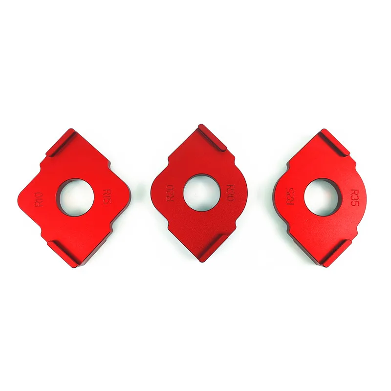 3 Pieces Радиус Quick-Jig маршрутизатор стол бит угловой джиг шаблоны деревянные роутеры джиг для деревообработки гравировальный станок триммер - Цвет: 3 Pieces