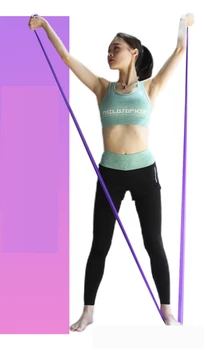 

Fitness elastic belt tension belt elastic rope yoga belt male and female resistance belt stretch belt hip circle strength traini