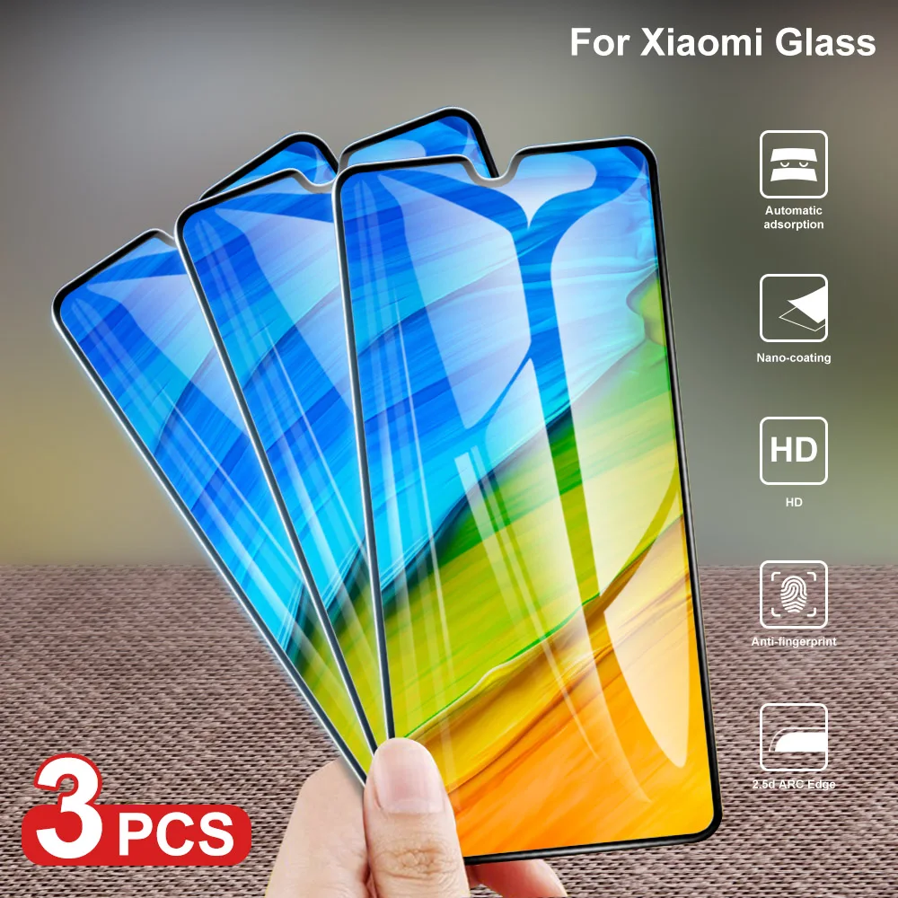 3 шт. полное покрытие Защитное стекло для xiaomi Redmi Note 7 S2 7A закаленное 6 Pro 6A 4X 5A защита