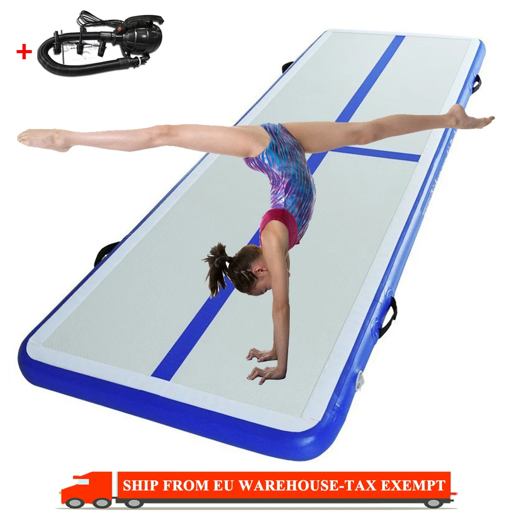 3m 4m 5m 6m Inflatable Air Track Floor Airtrack Gymnastics Tumbling GYM Mat+Pump 
