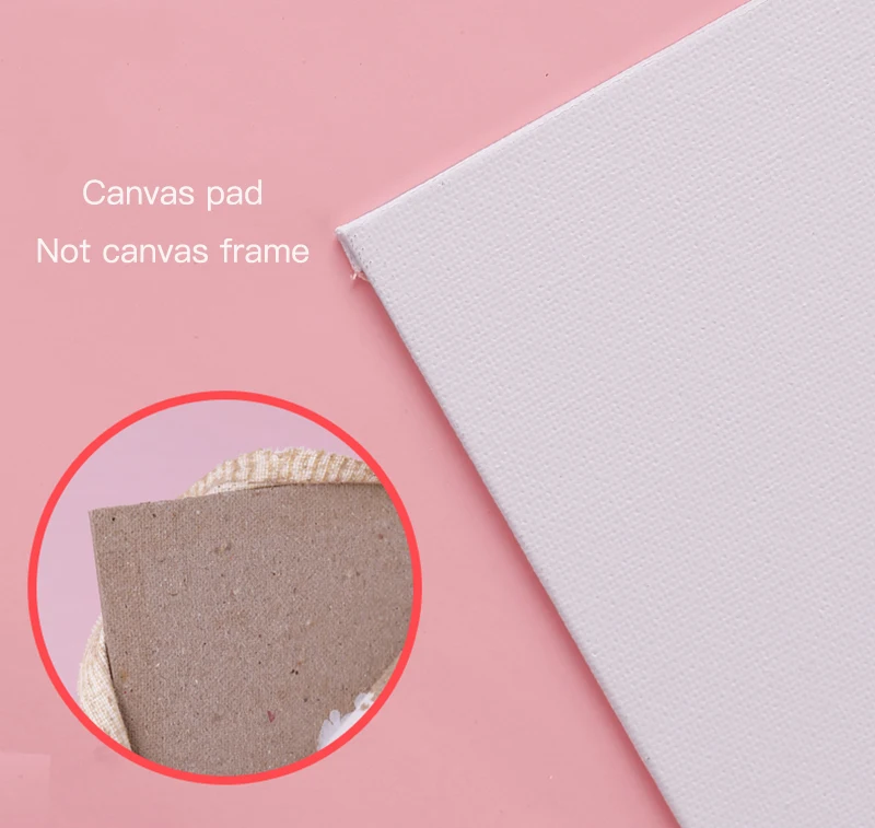 Professional Blank Canvas For Painting Acrylic Oil Painting Canvas Pad  Waterproof Art Supplies For Artist 10 Sheets One Book - Painting Canvas -  AliExpress