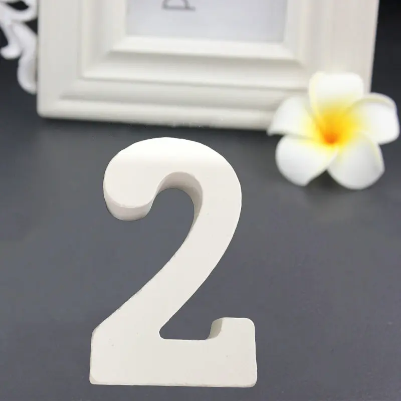 SZ-2 1pc 8CM White Wooden Letters English Alphabet DIY Personalised Name Design Art Craft Wedding Home Decor letters room decoration - Цвет: SZ-2