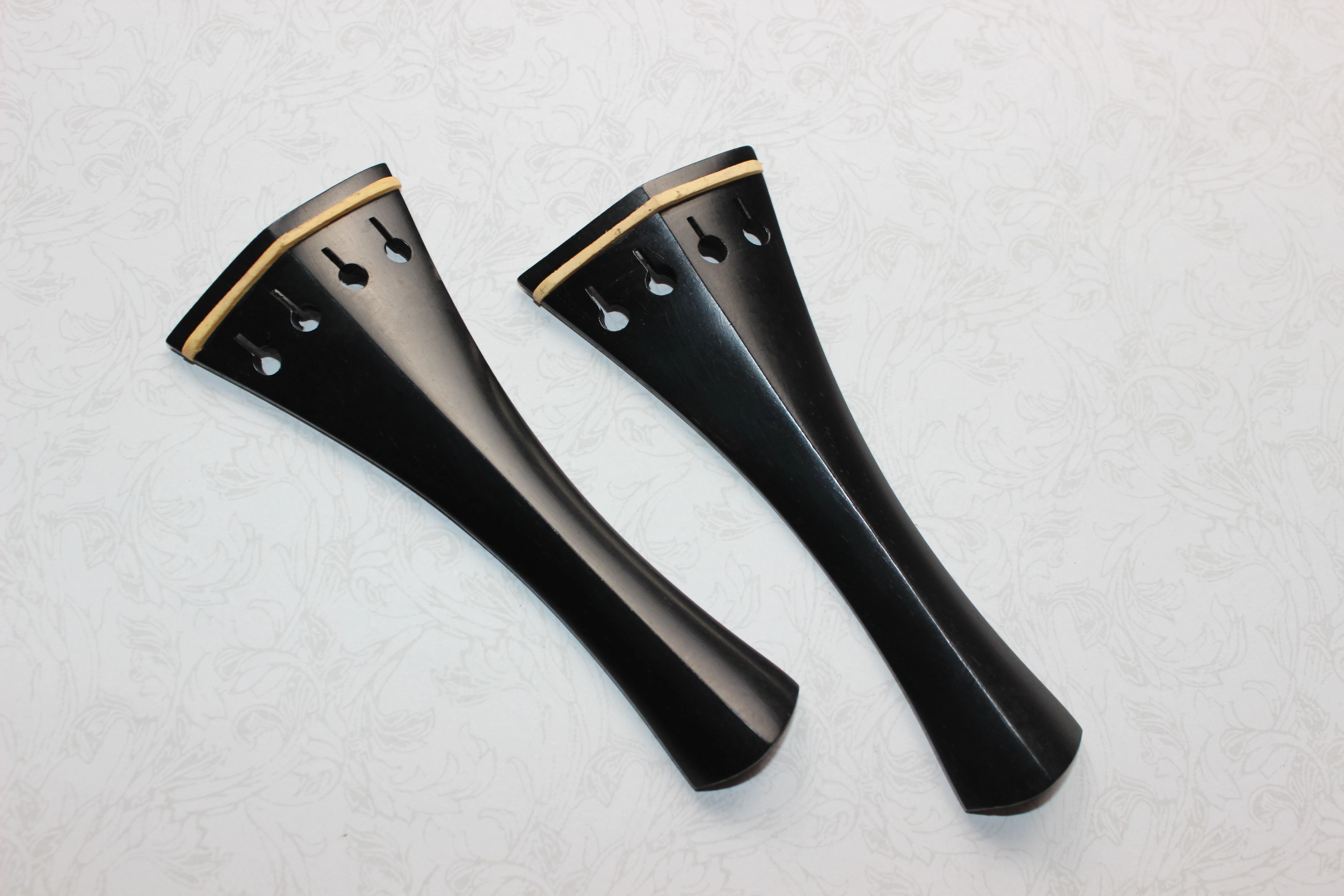 1pcs High quality black ebony 4/4 violin tailpiece,violin Accessories