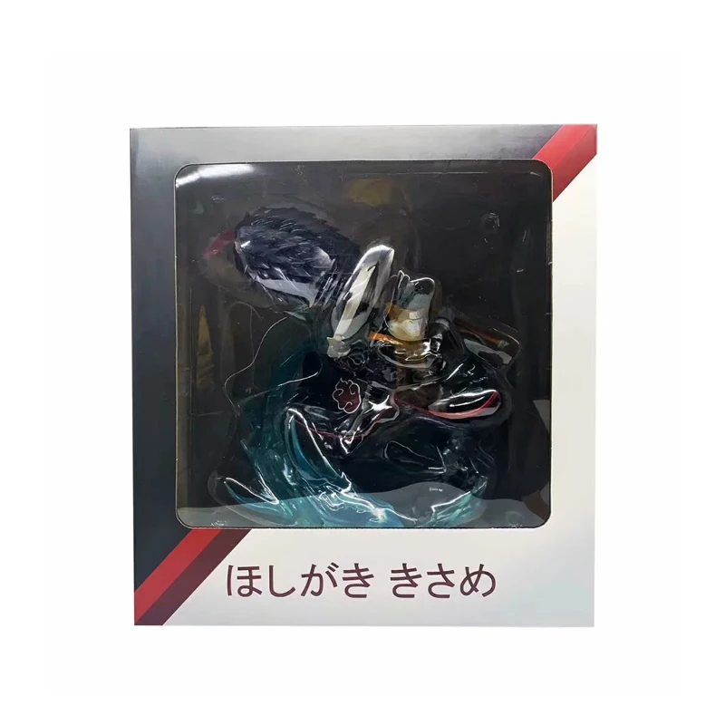 with box Наруто Hoshigaki Kisame Deluxe Edition ПВХ фигурка кукла Коллекционная модель детская игрушка Рождественский подарок для детей - Цвет: with box