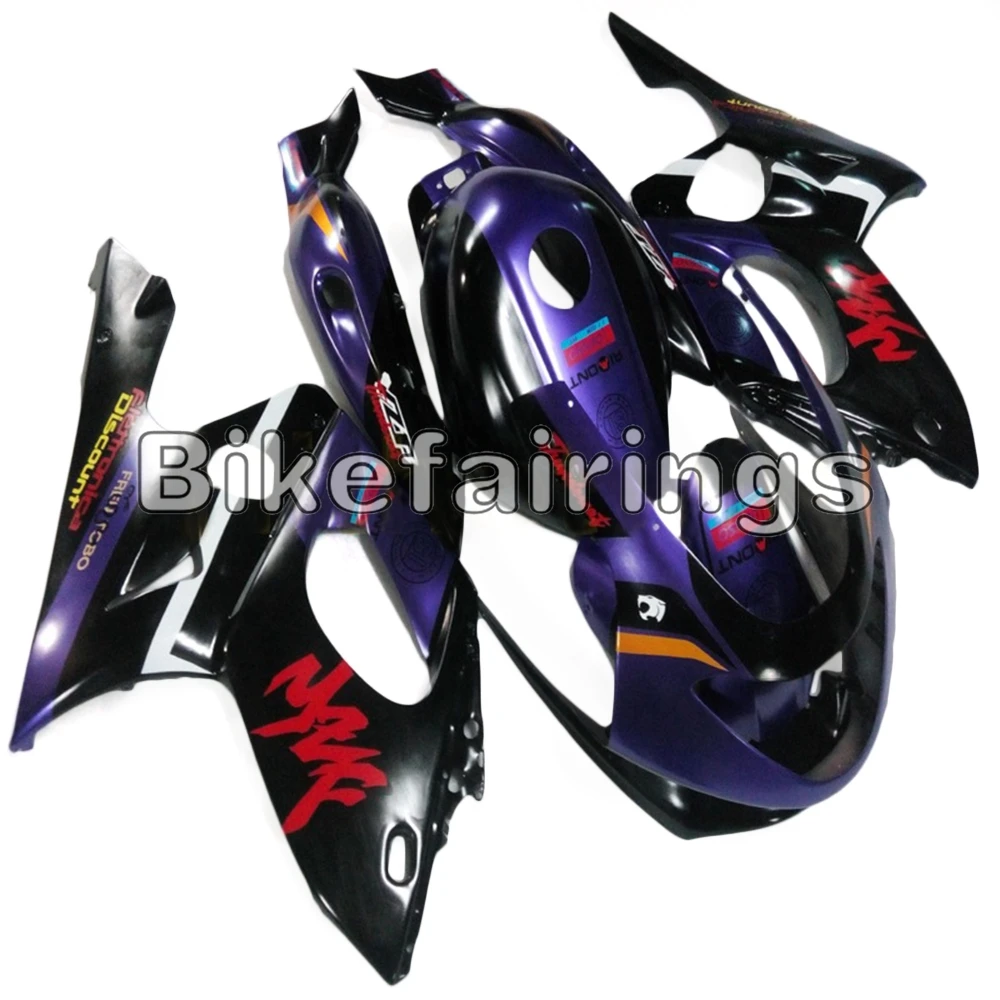 Темно-синего и красного цвета мотор капоты для Yamaha YZF600R Thundercat 1997 98 99 00 01 02 03 04 05 06 2007 инъекции обтекатели