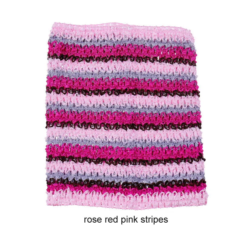 rose red pink 20x23 см, топы без пятки, детское платье-пачка с обмоткой на груди, товары для рукоделия, 9 дюймов, эластичное вязаное крючком, вязанное крючком сырье, аксессуары - Цвет: rose red pink