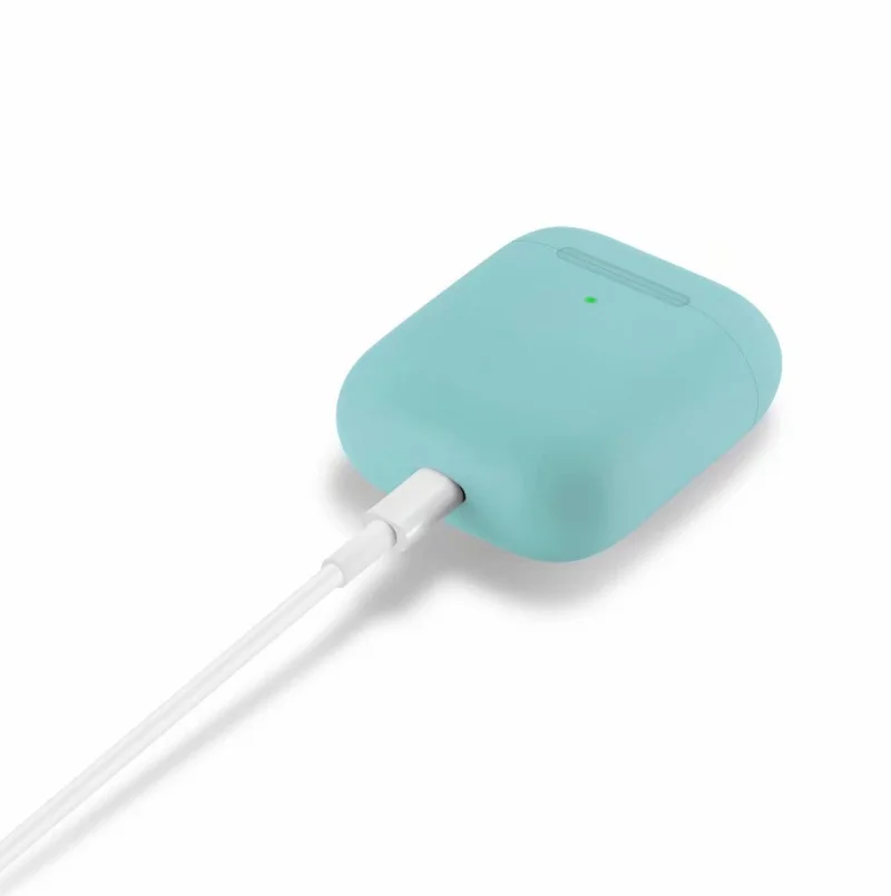 Тонкий силиконовый наушник чехол для Apple Airpods 2 чехол для AirPods Беспроводная зарядная коробка ультра тонкий для AirPods 2 защитный чехол