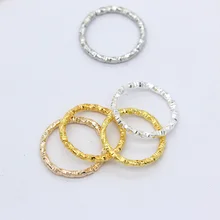 50p 8-20 мм Позолоченные посеребренные витые открытые круглые Кольца Jumprings Разъем DIY ремесло подвески разделительные бусины ювелирных изделий