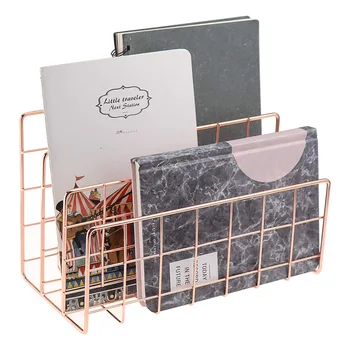 

Desktop Mail Organizer, 3-Slot Metal Wire Mail Sorter, Letter Organizer for Letters, Mails, Books, Postcards and More