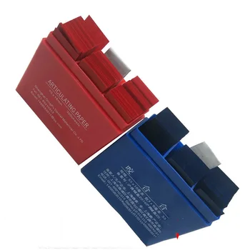 

300 Sheet/Box Dental Articulating Paper Strips Dental Lab Product Tool Oral Teeth Care Whitening Material Red/Blue 7.2*6.2*2.3cm