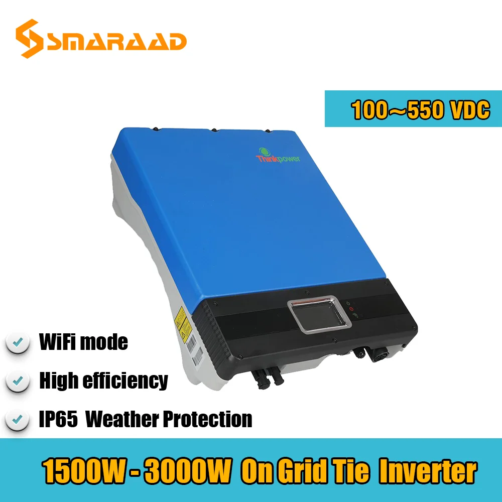 1500W 2200W 3000W 3Kw Turbina Eolica Di Energia Solare Sulla Griglia Inverter 120V 230V 100-550 Vac L'Uso Domestico Solare Impermeabile Ip65 Modalità 