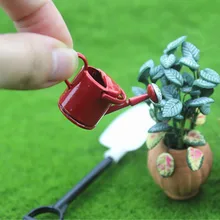 Кукольный домик 1/12 металлическая Лейка сад миниатюрное украшение для детей Детские куклы Acces миниатюрная мебель