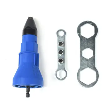 

Electric Rivet Nut Tool Riveting Tool Cordless Riveting Drill Adapter Electric Rivet Tool Pull Rivets Easy To Use 1 Pcs