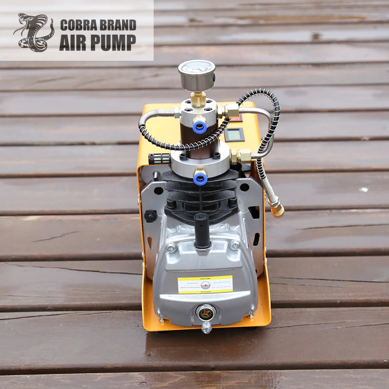 4500Psi 300Bar 30MPA  220V 110V Pcp Air Compressor Electric High Pressure Pump for Pneumatic PCP Rifle Airgun Scuba Inflator — view 5