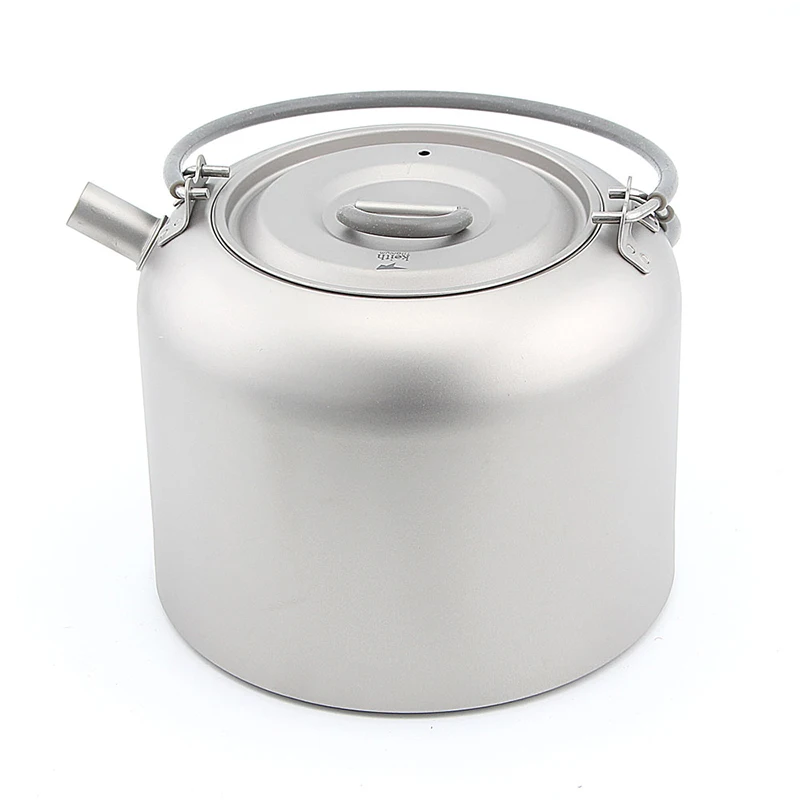 Keith Camping Hike Kettle Tableware For Tourism Outdoor Picnic Water Tea Coffee Pot Portable Ultralight Titanium Flask Travel