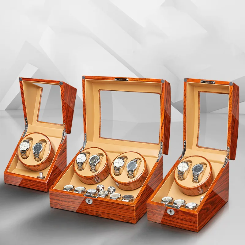 

TurnFinger Mechanical Watch Automatic Winding Automatic Stop Storage Box Luxury Fashion Watch Display Cabinet Battery Support